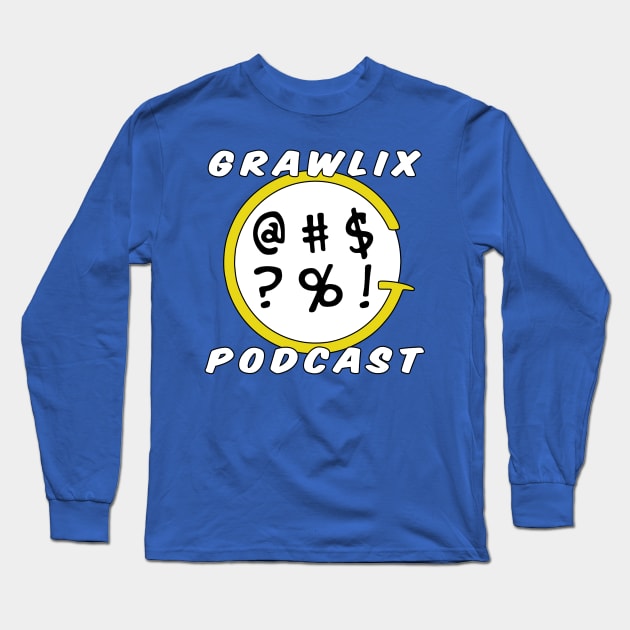 Grawlix Podcast Logo Long Sleeve T-Shirt by Strangers With T-Shirts